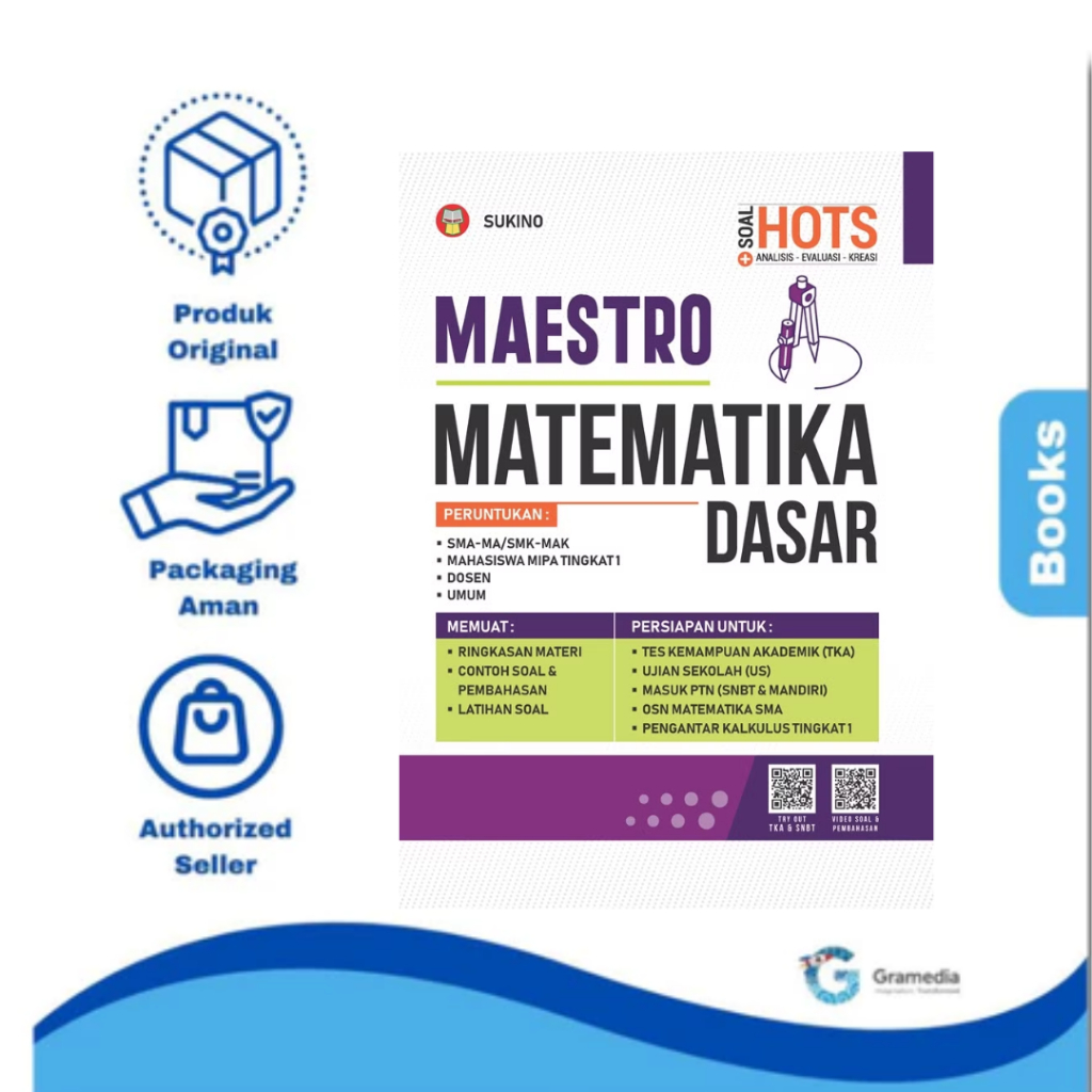 Gramedia Palembang-Maestro Matematika Dasar