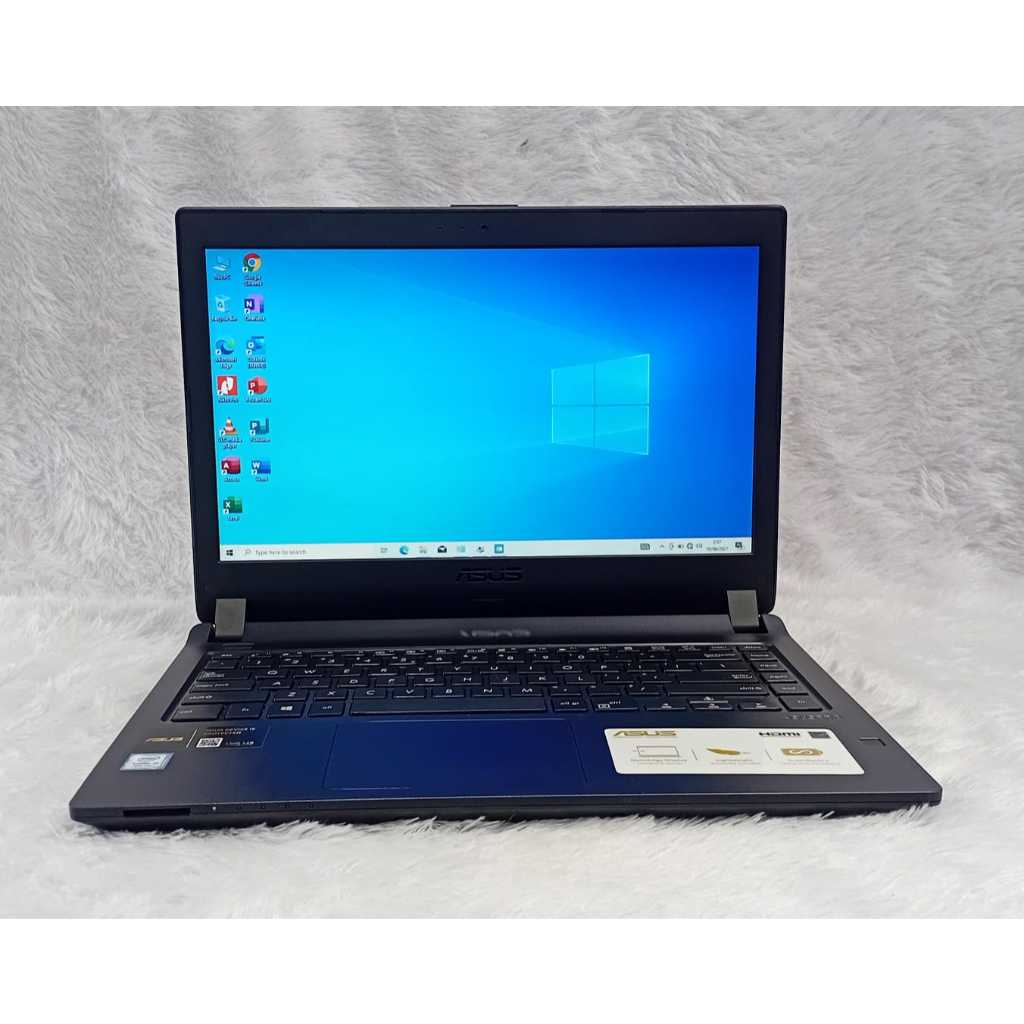 Laptop Leptop Bekas Second Asus pro p1440f Core i5-8265u Ram 8gb Hdd 1tb ssd 256 gb Vga 2g mx110