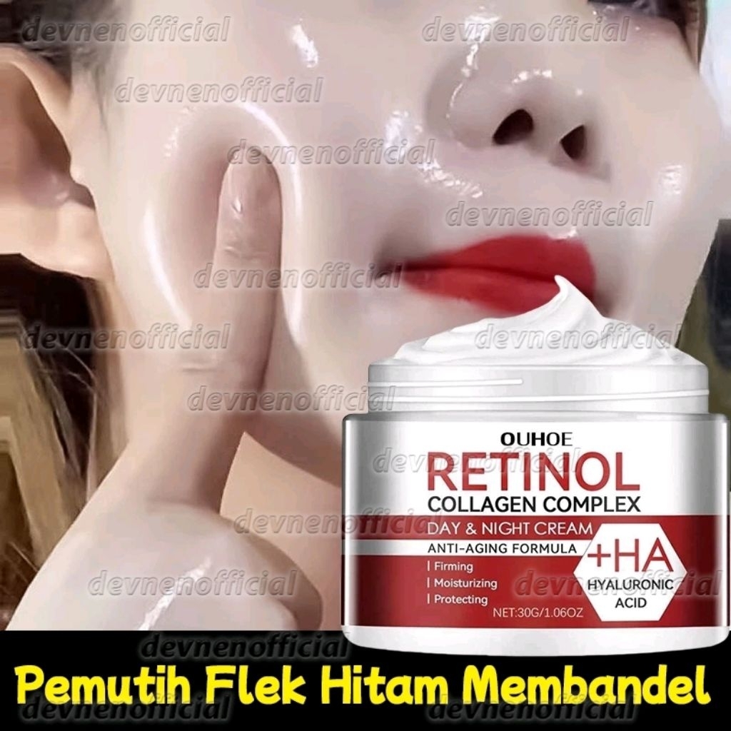 Retinol Cream Siang Malam Retinol Cream Anti Aging Perbaikan Retinol Night Cream Penghilang