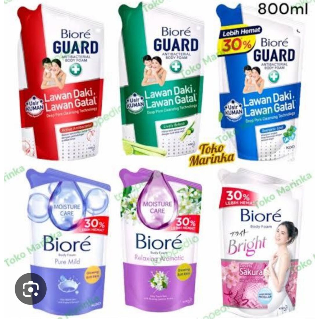 BIORE SABUN MANDI CAIR 800ML