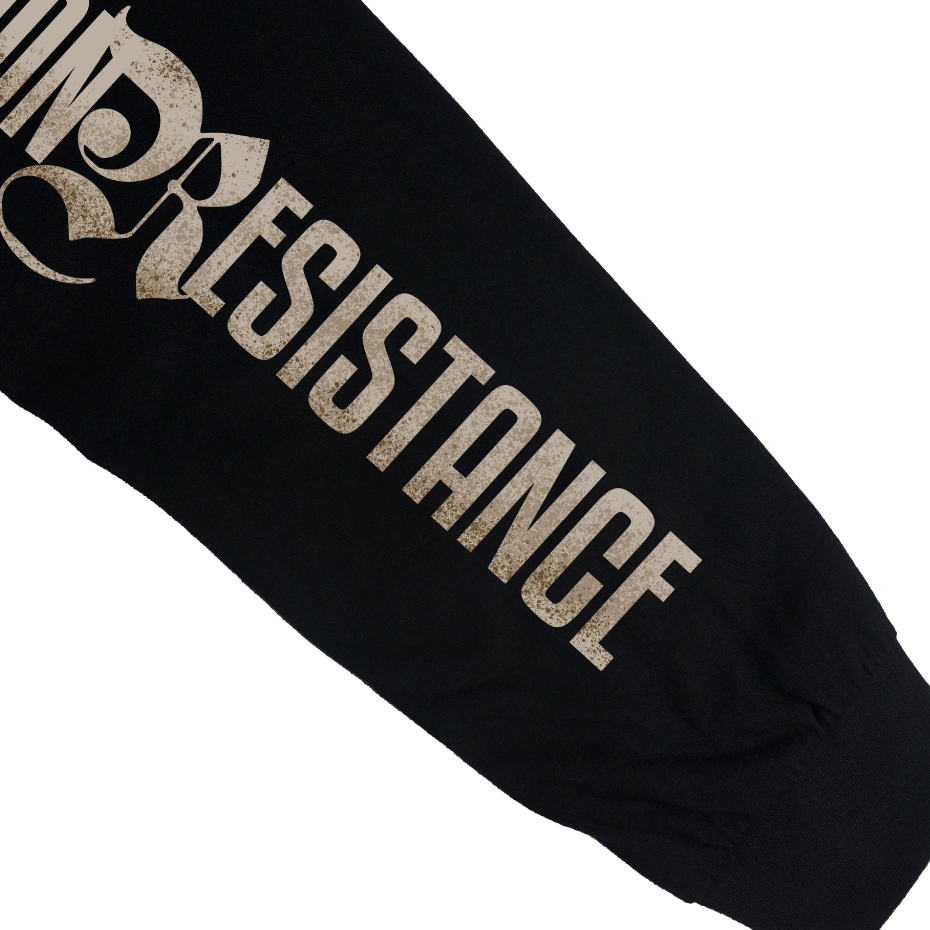 Troy Company Longsleeve Black Resistance - Kaos Pria Lengan Panjang Hitam LSD 3585
