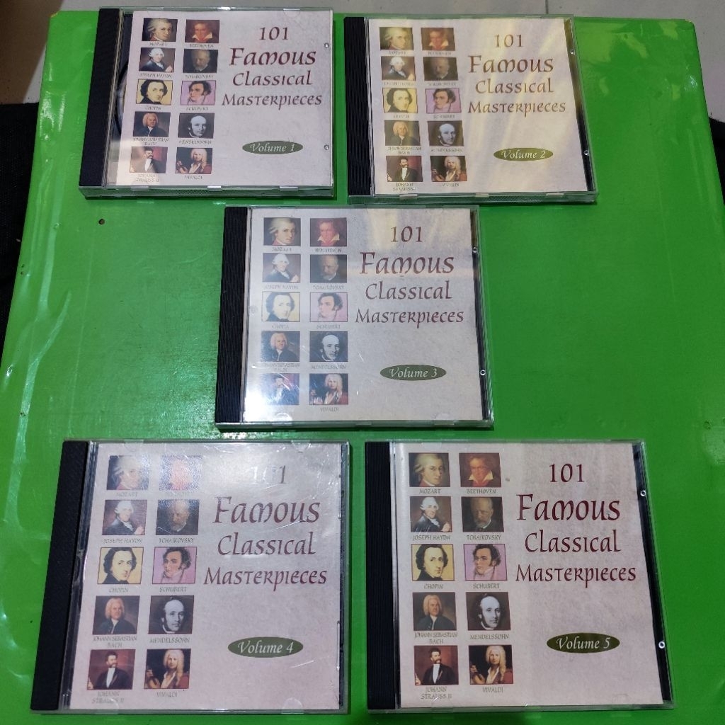 CD Original 101 FAMOUS CLASSICAL MASTERPIECES Dijual Paket 5 CD (For 5 CD)