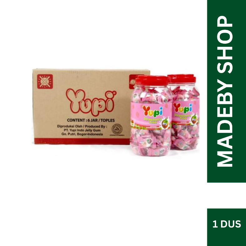 Yupi Toples Strawberry Kiss 1 Dus Isi 6 Toples