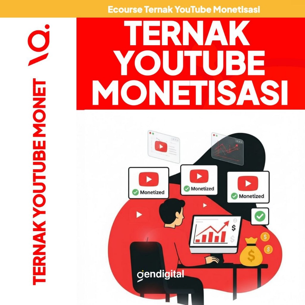 Ecourse Ternak Youtube Monetisasi - Bongkar Rahasia Para Peternak Youtube