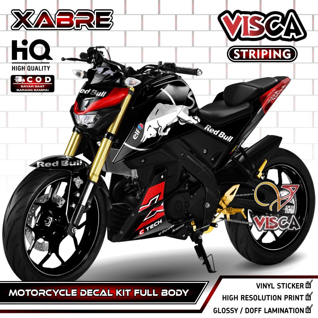 Decal Xabre - Stiker Xabre - Dekal Xabre Full Body - Striping Xabre Variasi - Decal Hologram Xabre R