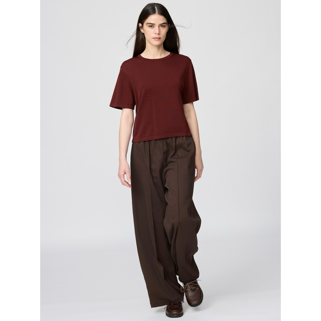 SALE T Shirt Rajut Boxy UNIQLO JASTIP