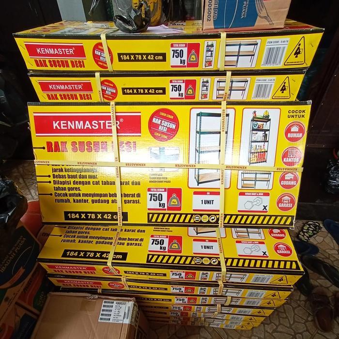Kenmaster Rak 5 Susun Multipurpose Dark Grey