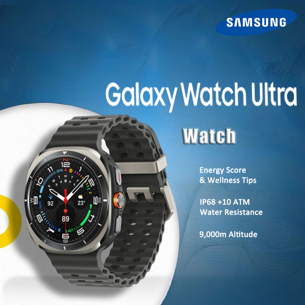 Samsung Galaxy Watch Ultra 47mm Waterproof Bluetooth SmartWatch Jam Tangan Wanita Jam Tangan Pria Wa