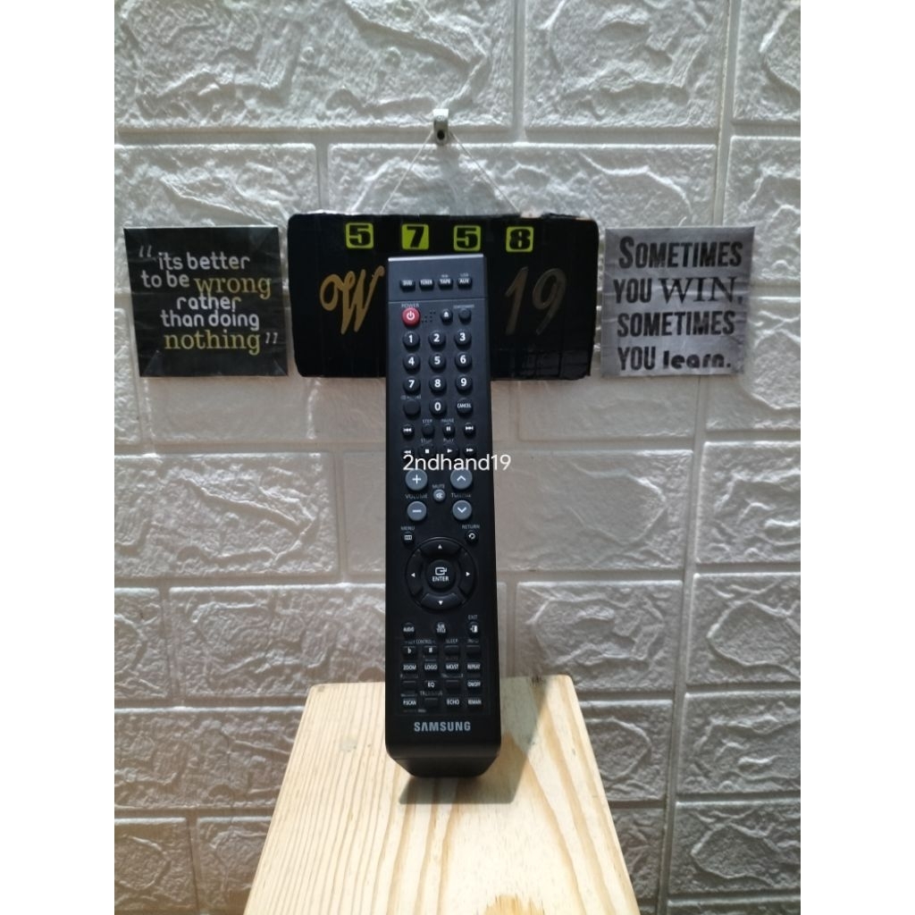 Remot Mini Hifi compo samsung AH59-01960A bekas / second