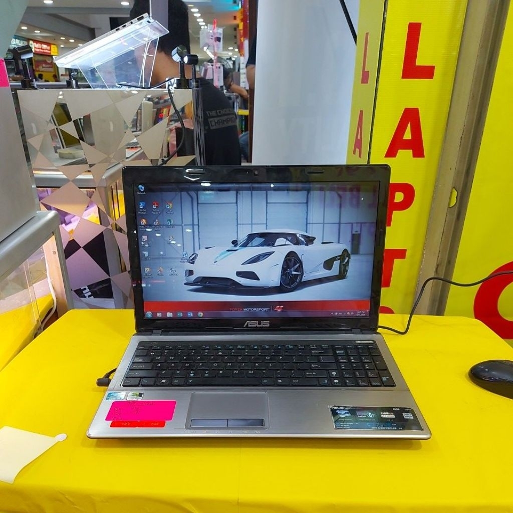 laptop asus  A53s core i5 2430m ram 4gb hdd 1tb 1295
