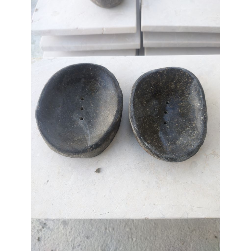 Tempat sabun batu kali asli batu kali