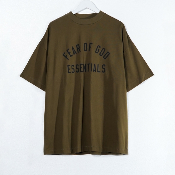 Kaos ESSEN FEAR OF GOD FW24 EXCLUSIVE BLACK OLIVE TSHIRT 100% ORIGINAL