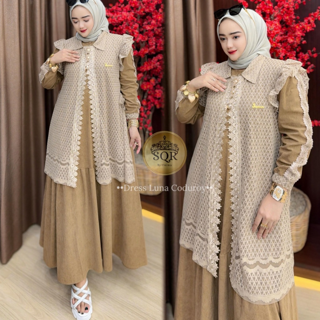 Gamis Luna | Gamis Luna Uni Ara | Gamis Uni Ara | Dress Luna | Dress Luna Uni Ara