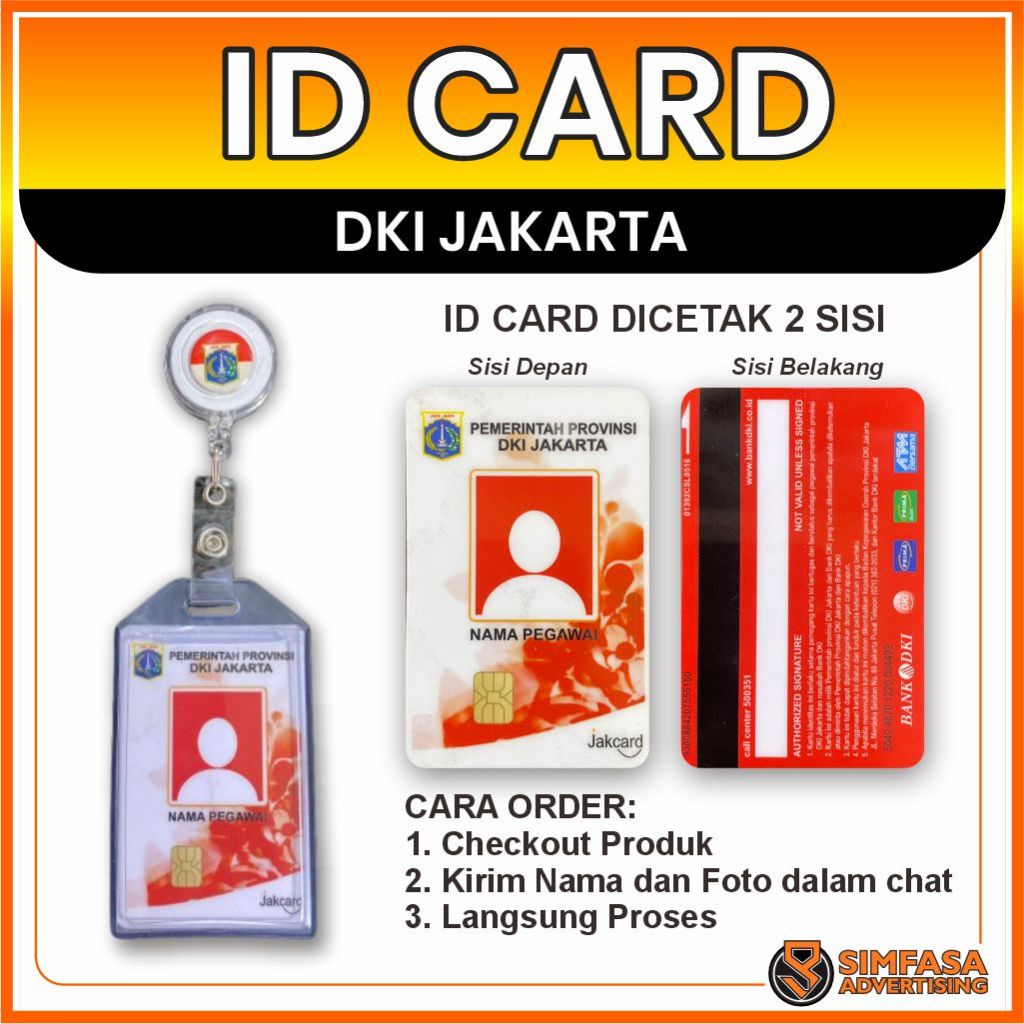ID CARD DKI JAKARTA | ID CARD PNS ASN PEMPROV DKI JAKARTA