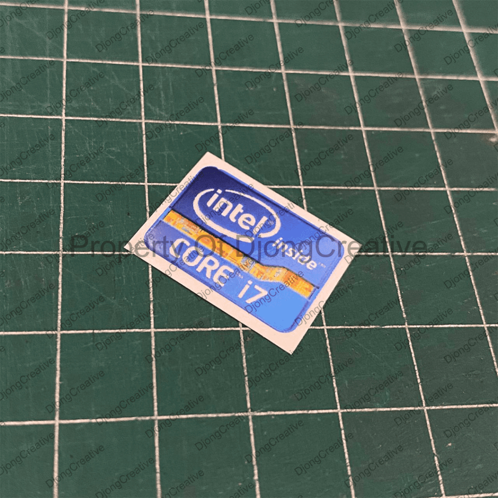 Stiker Intel Core i7 Gen 3 Blue