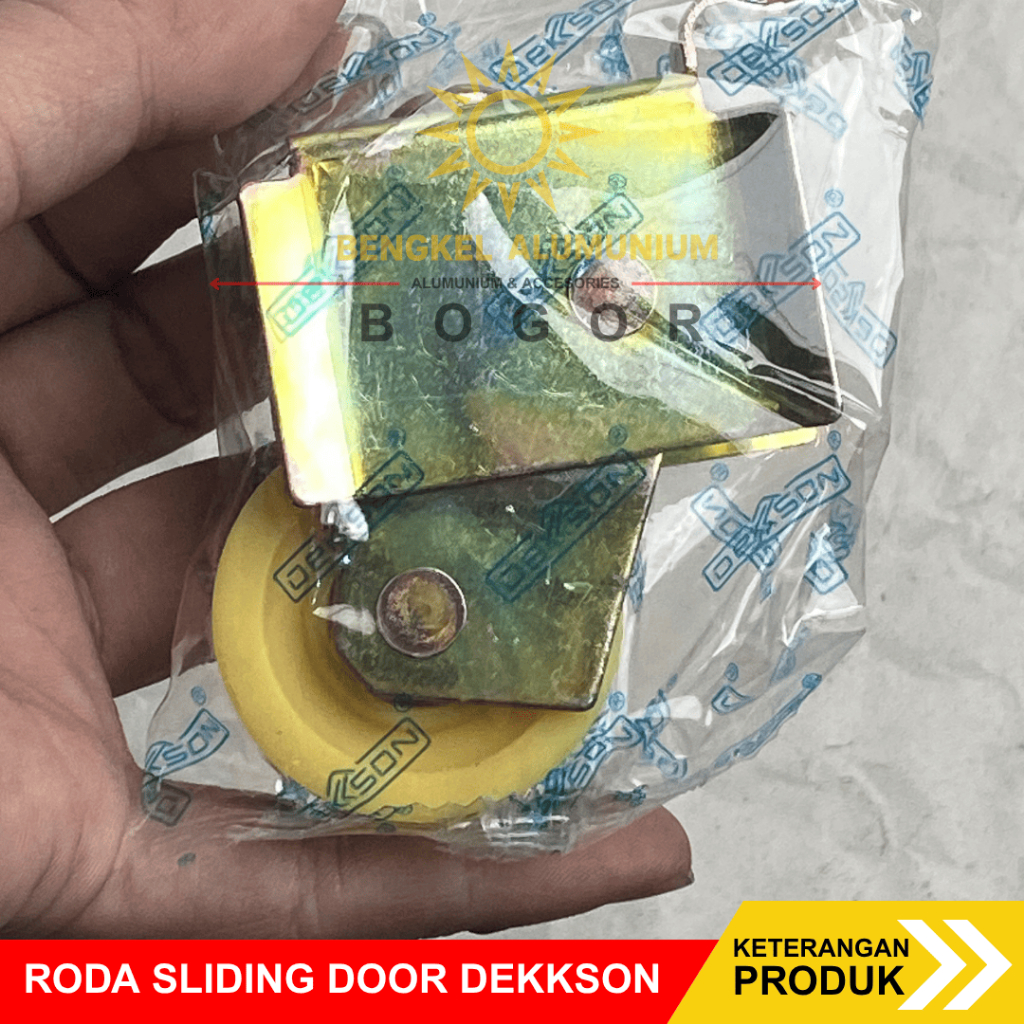 Roda Sliding Kuning DEKKSON Roda Jendela Sliding Alumunium