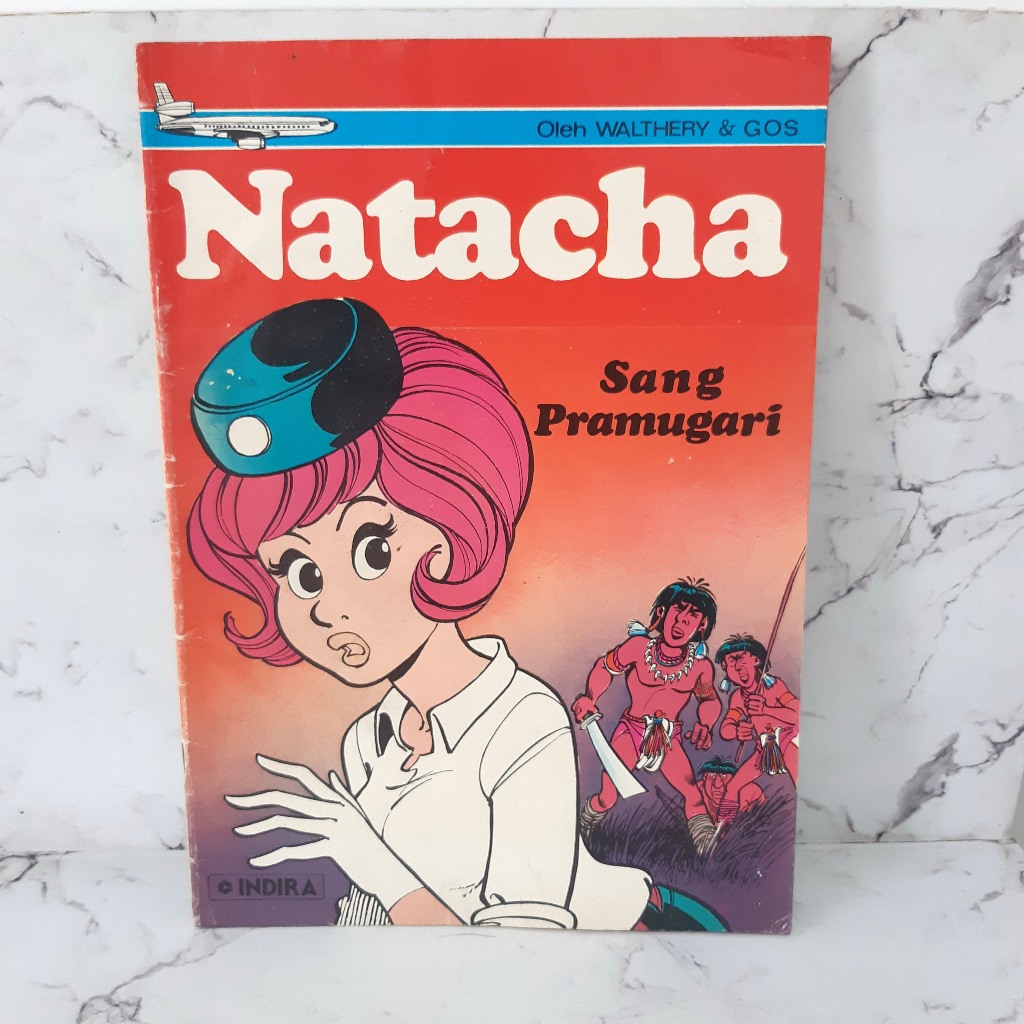 Komik Eropa Natacha Sang Pramugari Walthery & Gos Indira 1987 Preloved