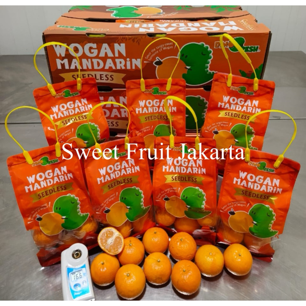 Jeruk Wogan Mandarin Seedless / Jeruk Wogan Mandarin Manis Tanpa Biji / Pack