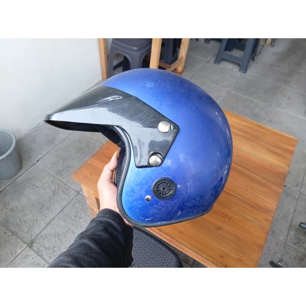 Helm KJP Open Face Jadul Lawas NOS