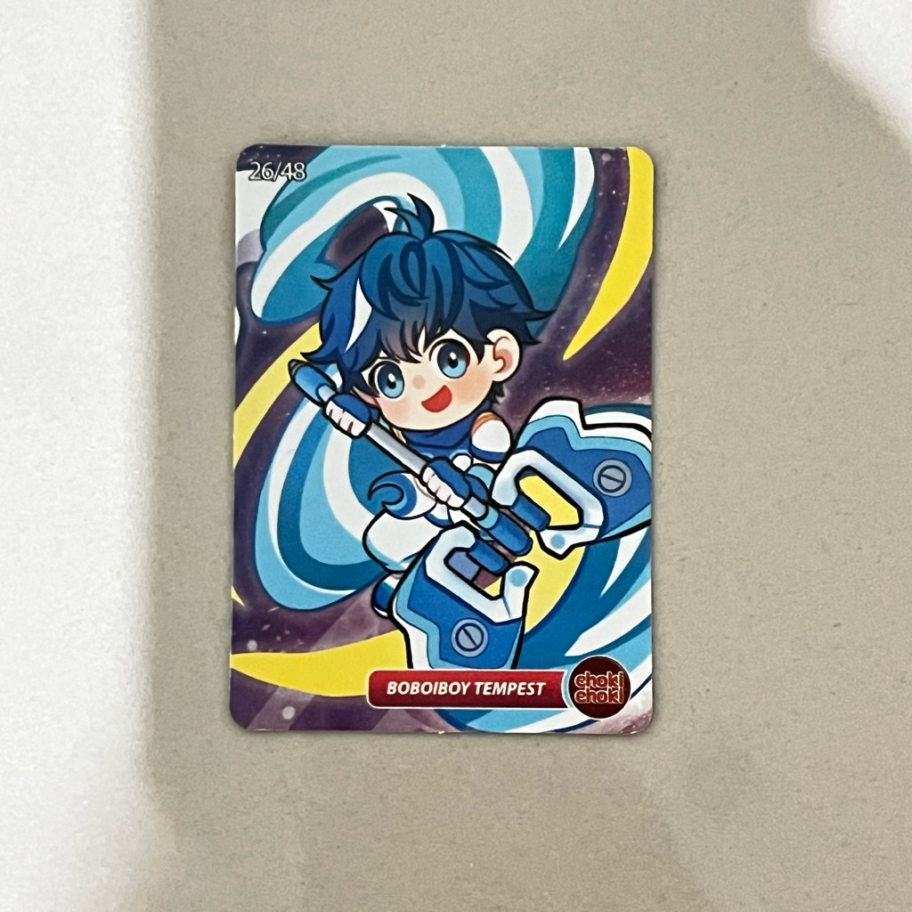 Kartu BoBoiBoy Beliung no 26/48 - Choki Choki Puzzle Malaysia