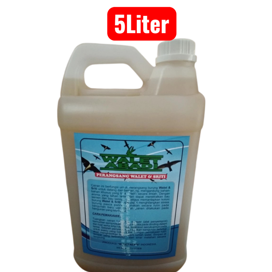 Walet Abadi Parfum Dinding Aroma Pemikat Walet isi 5 liter