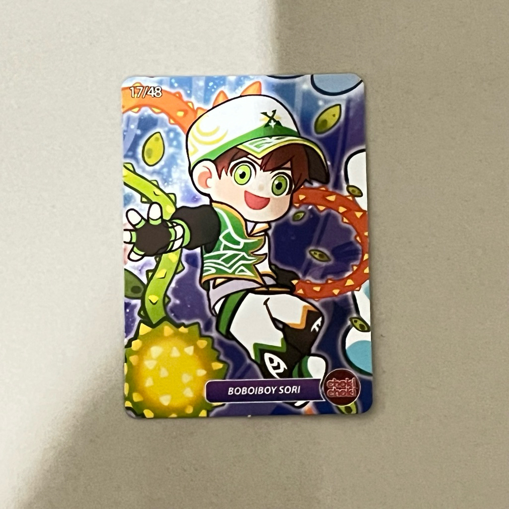 Kartu BoBoiBoy Sori no 17/48 - Choki Choki Puzzle Malaysia