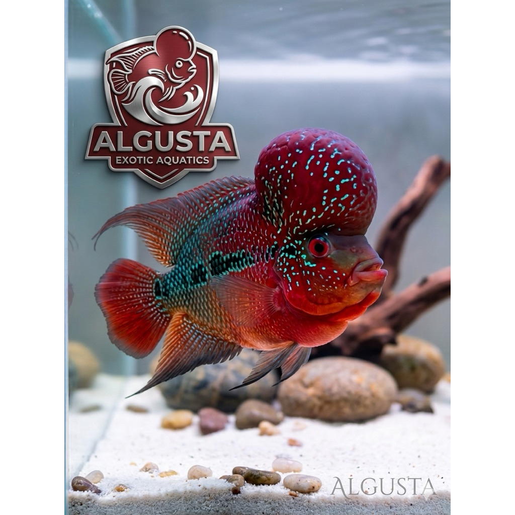 HIASAN AQUARIUM LOUHAN SRD SUDAH TUMBUH JENONG SIZE BESAR