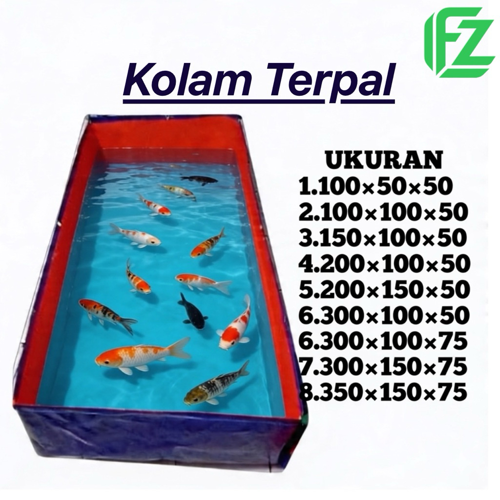 TERPAL ORCHID PREMIUM KOREA KOLAM IKAN NILA LELE