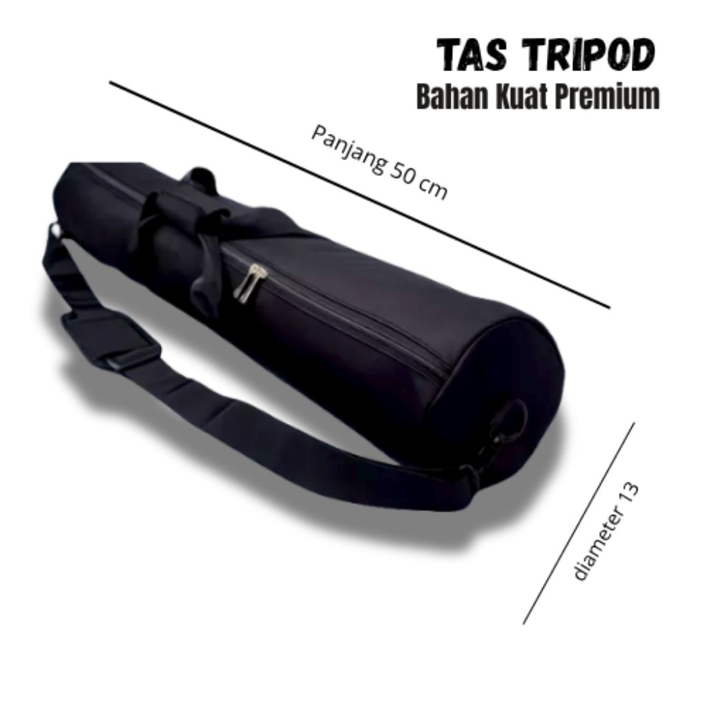 Tas Tripod 50 cm diameter 13 cm | Tas Tripod Lighting Camera | Tas Perlengkapan Camera