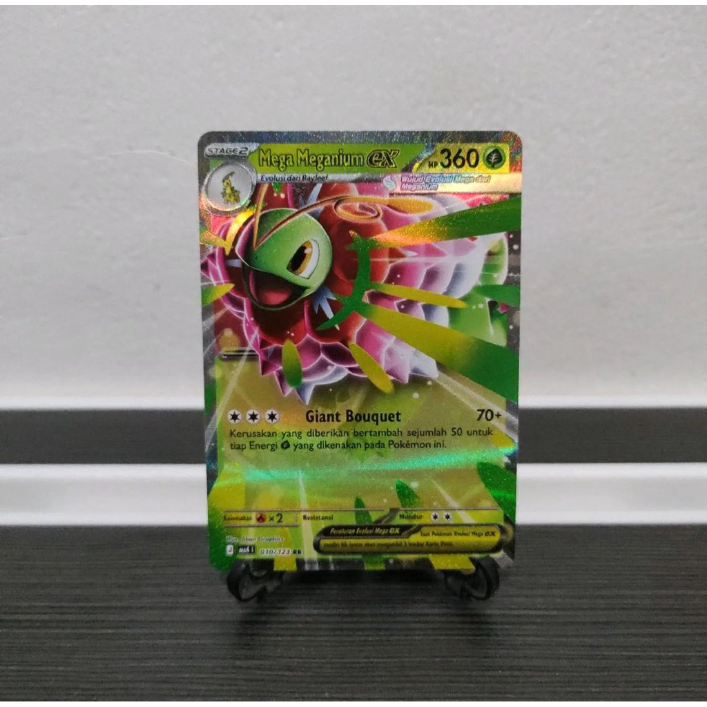 tcg pokemon mega meganium rr