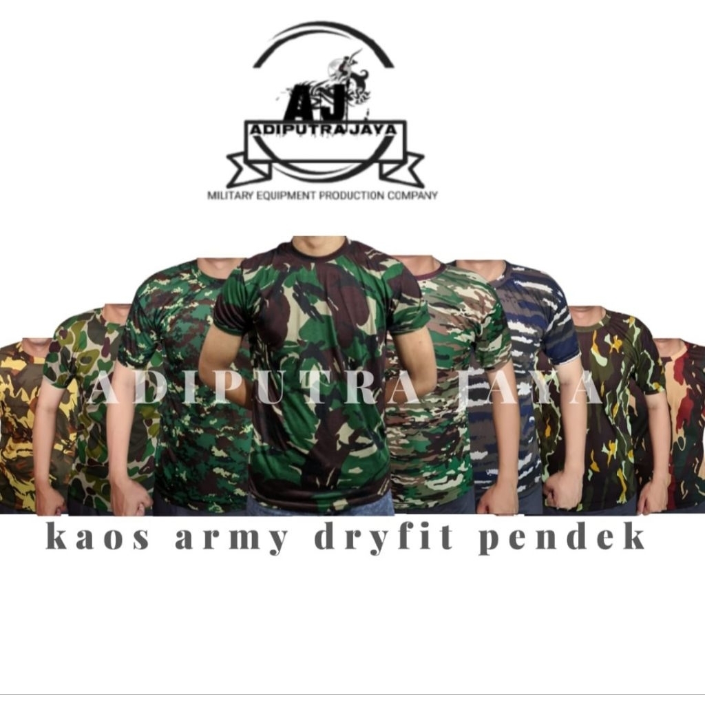 KAOS ARMY LORENG PENDEK|KAOS ARMY LORENG TERBAIK
