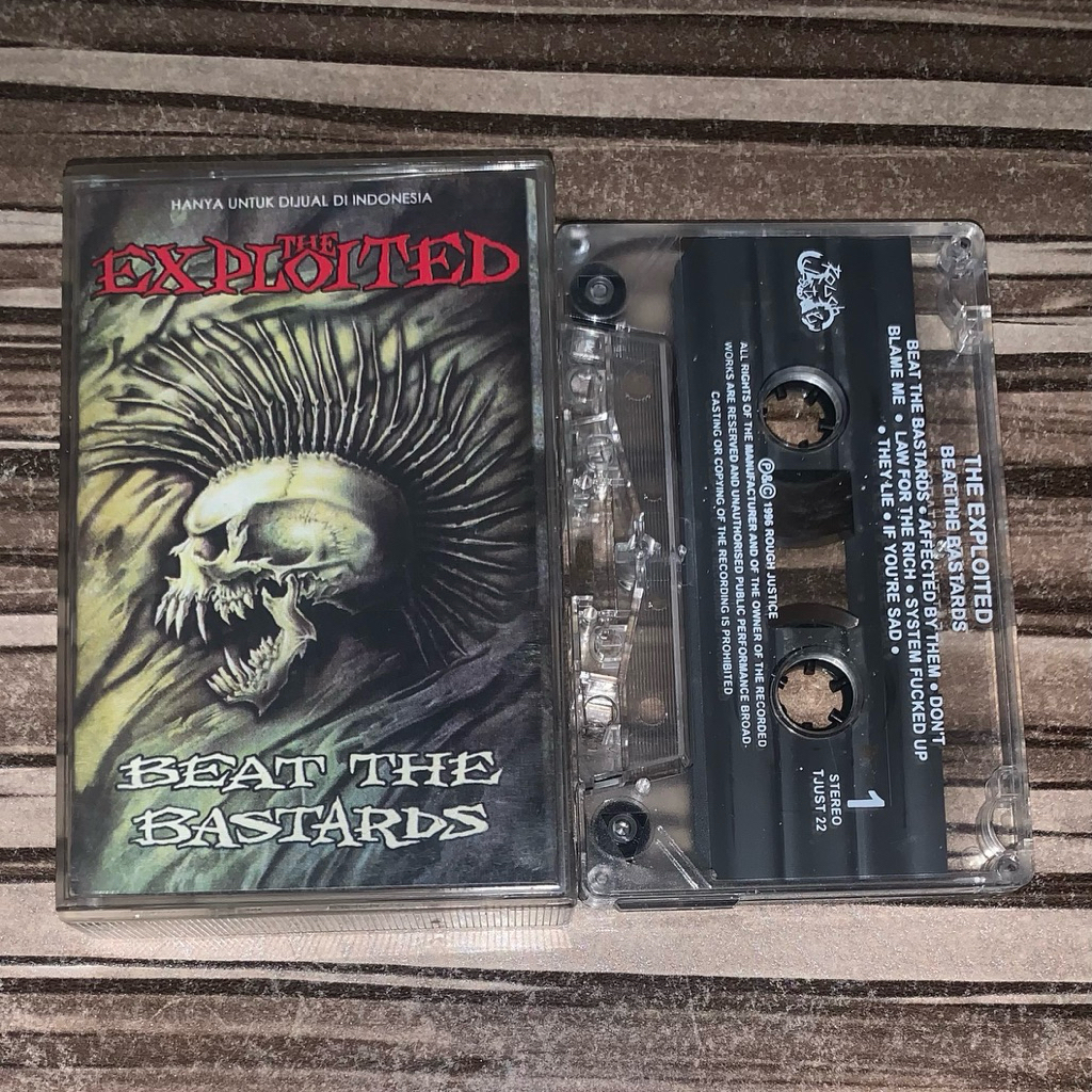 kaset the exploited - beat the bastards