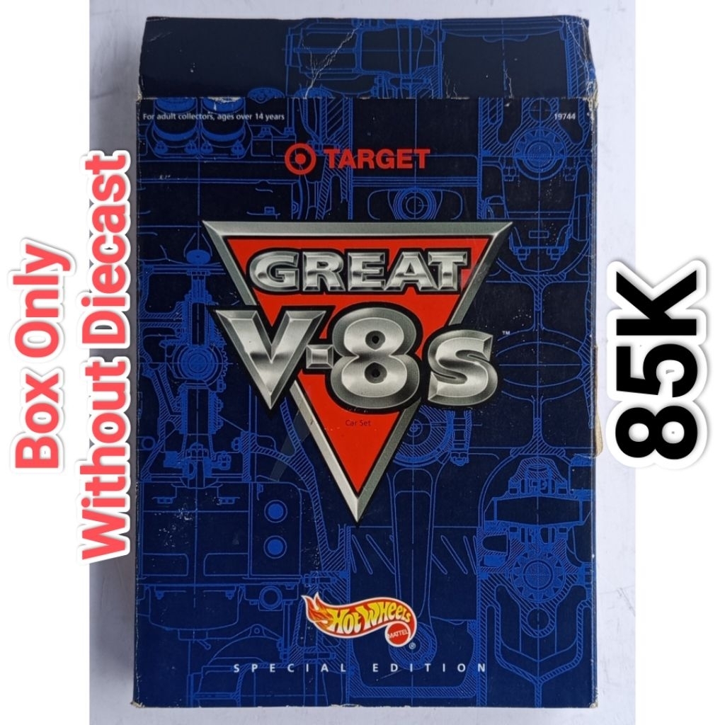 Box Hot Wheels Great V8s Exclusive Target