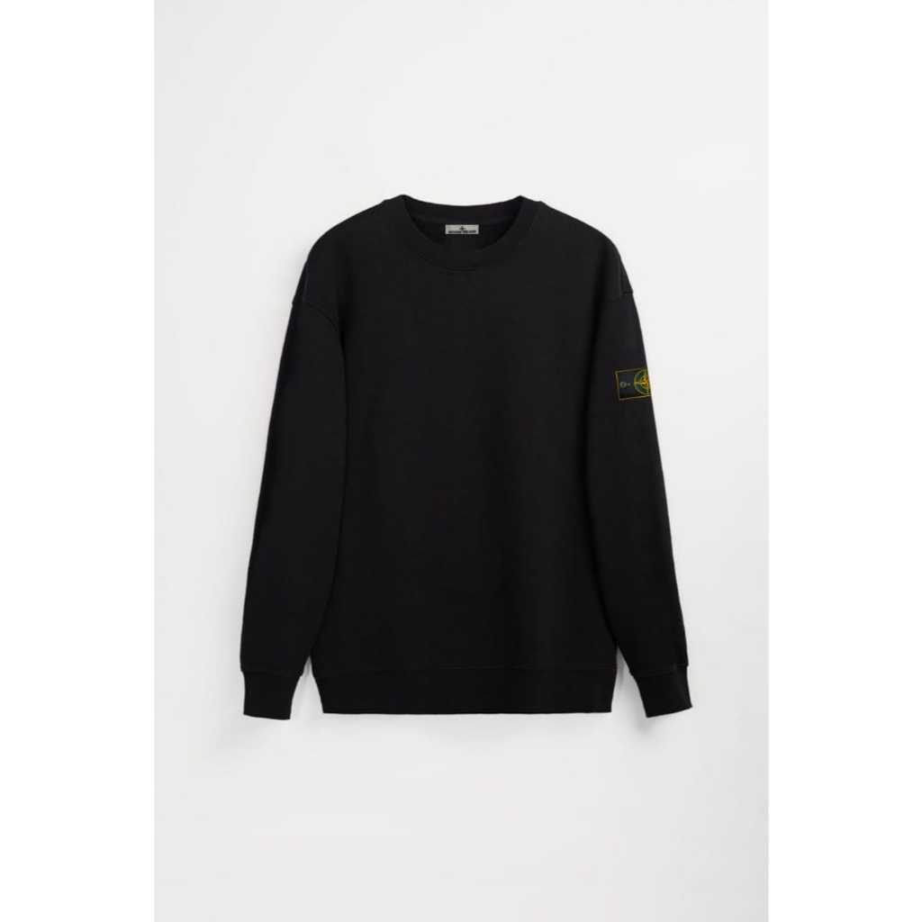 Sweater Stone Island Fleece Original Second Distro Premium | Atasan Crewneck Pria Casual | Sweatshir