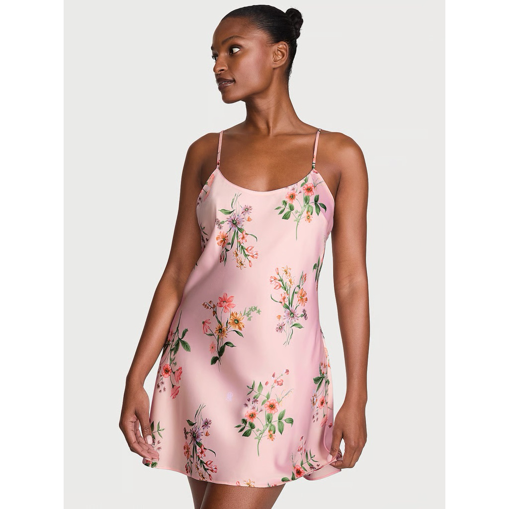 VICTORIA'S SECRET Signature Satin Slip Dress