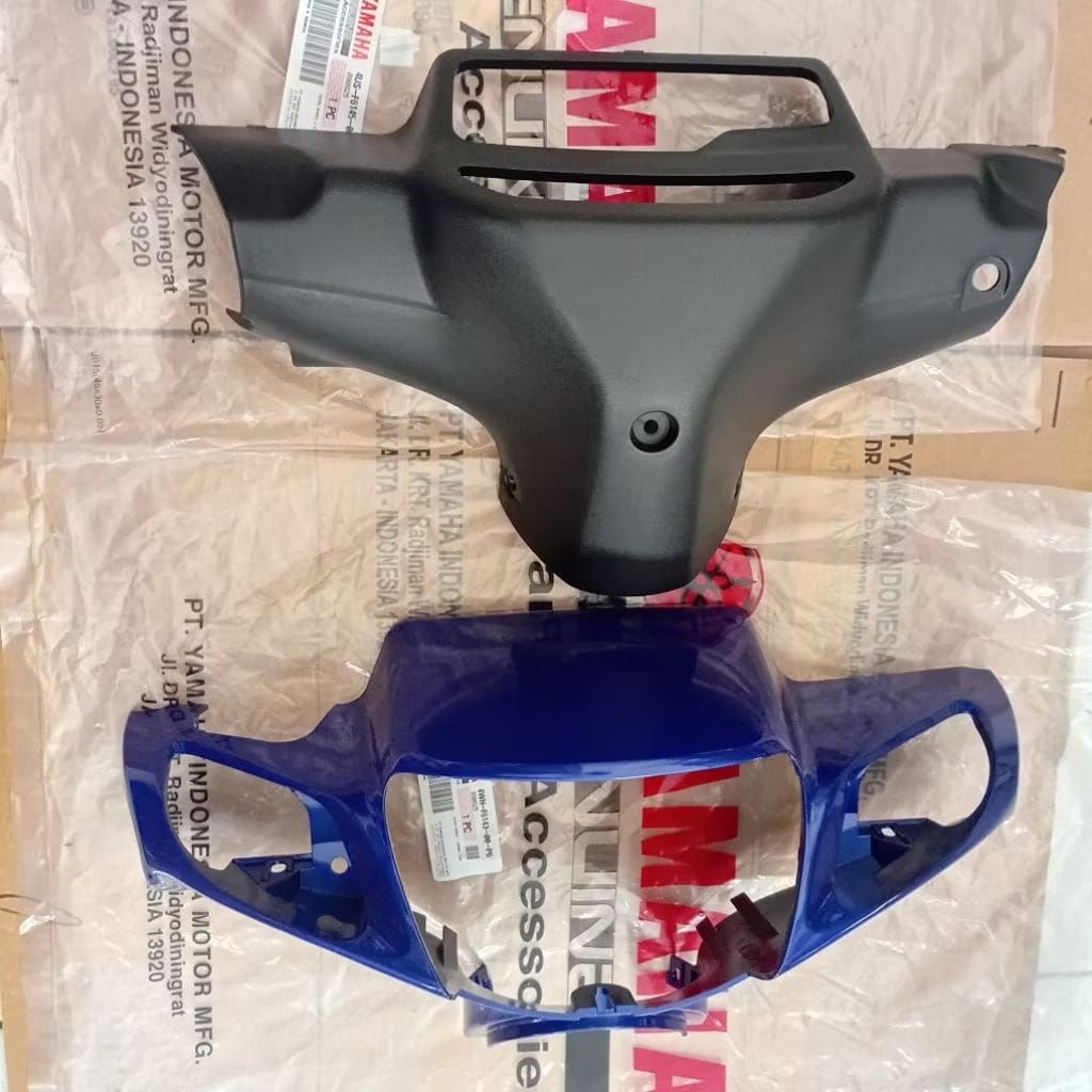 BATOK LAMPU DEPAN BELAKANG SET BIRU FIZ-R FIZR ORIGINAL YAMAHA YGP