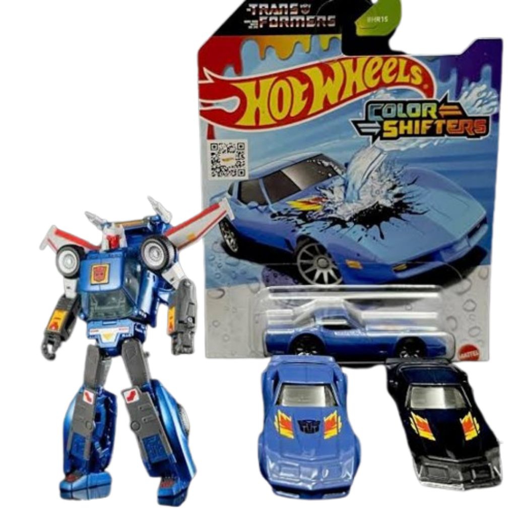 Hot Wheels Color Shifters 1980 Chevrolet Corvette Transformers Autobot Tracks