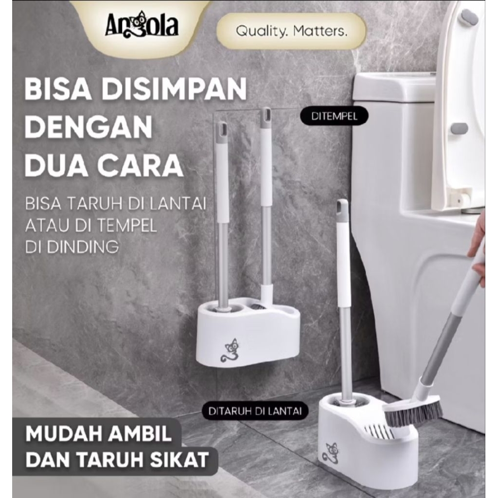 sikat closet duduk jongkok model gantung