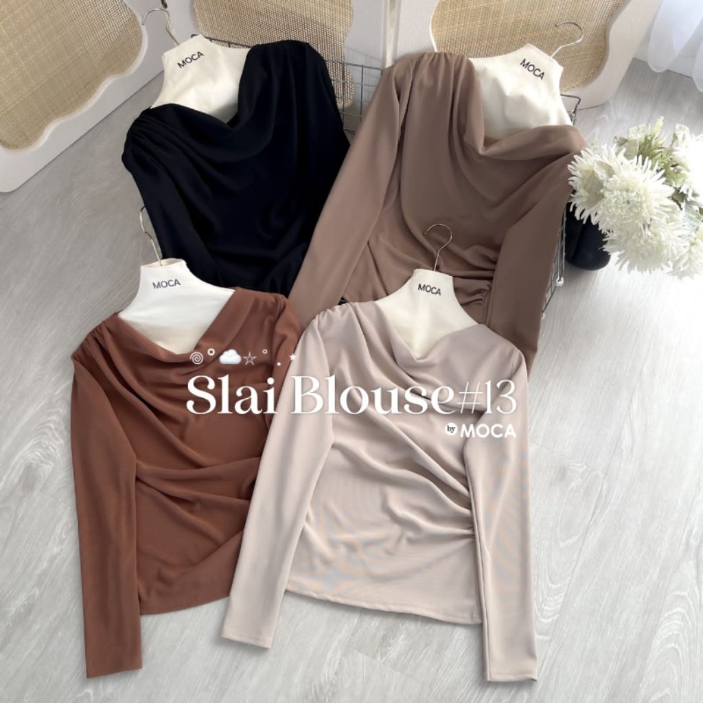 SLAI BLOUSE KNIT UNIQLO PREMIUM KOREAN STYLE