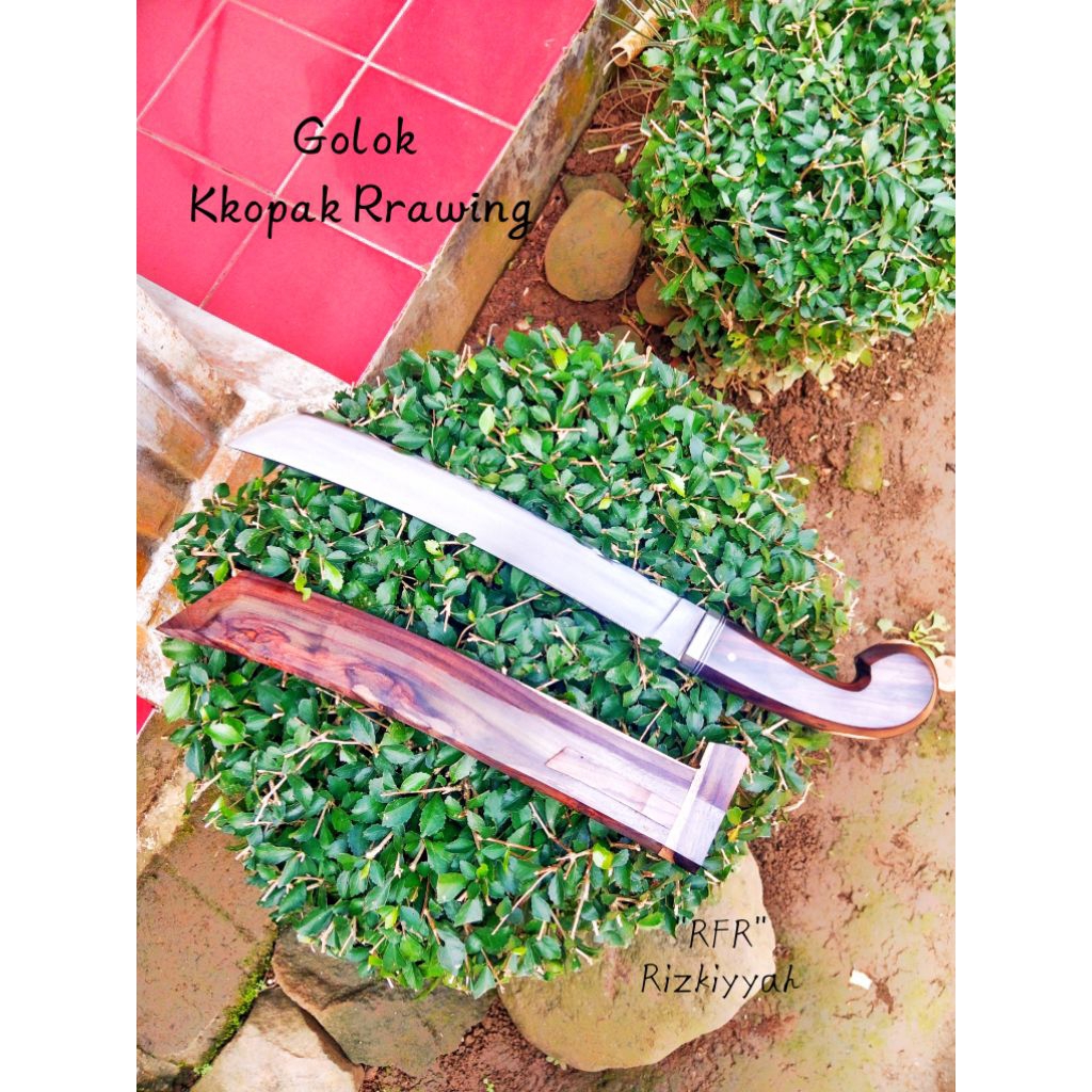 Golok kkopak Rrawing baja per sepuh