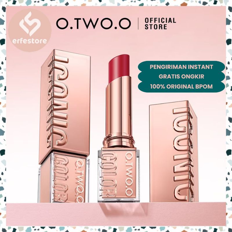 O.TWO.O Haute Hydrating Satin Lipstick - Lipstick Satin Lembap & Halus di Bibir