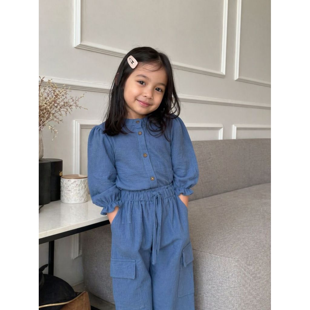CRINKLE ONE SET KIDS SETELAN ANAK
