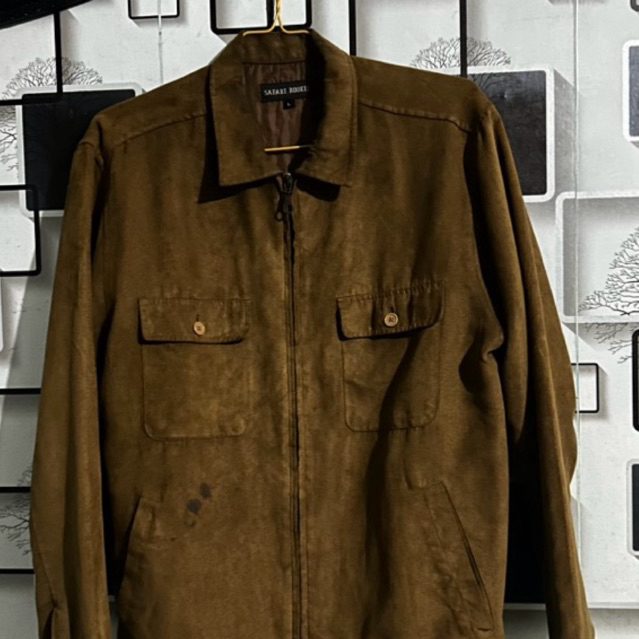 Work Jacket Brown Suede “Safari Rookie”