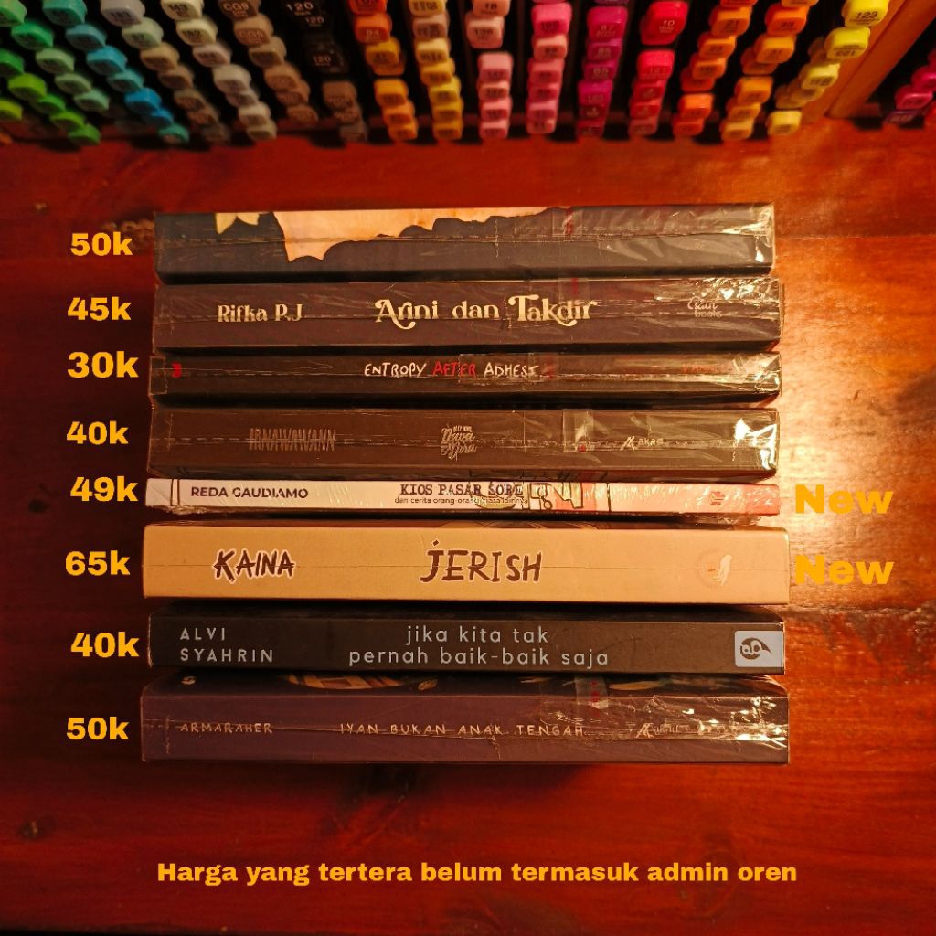 PRELOVED & NEW NOVEL AU WATTPAD ORI