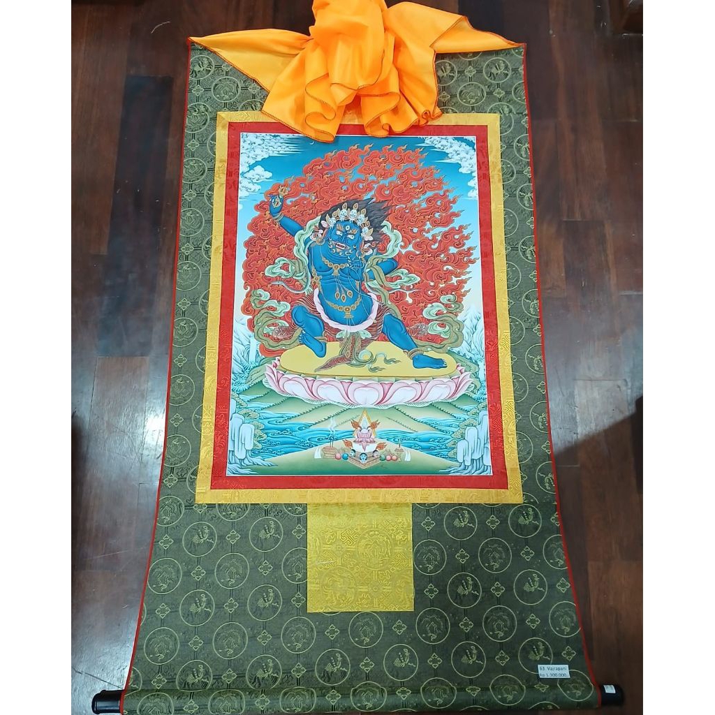 Thangka Vajrapani ( 63 ) - Lukisan Thangka - Tibetan Nepal