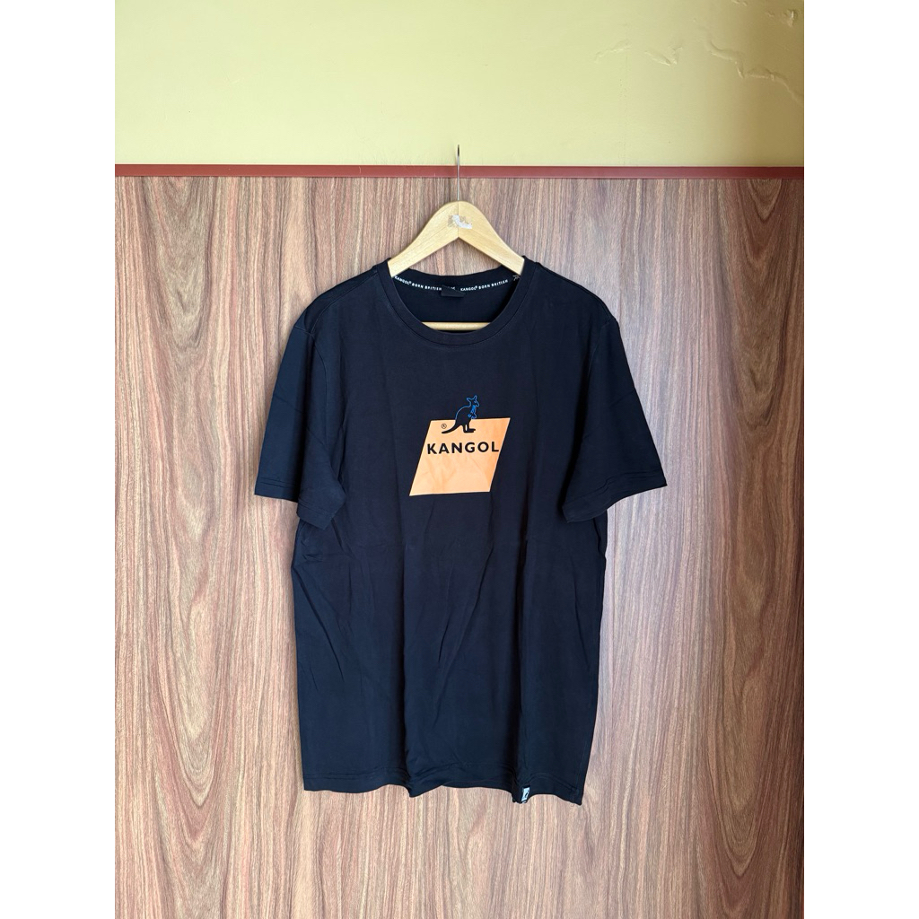 Baju Kaos Kangol Hitam Second