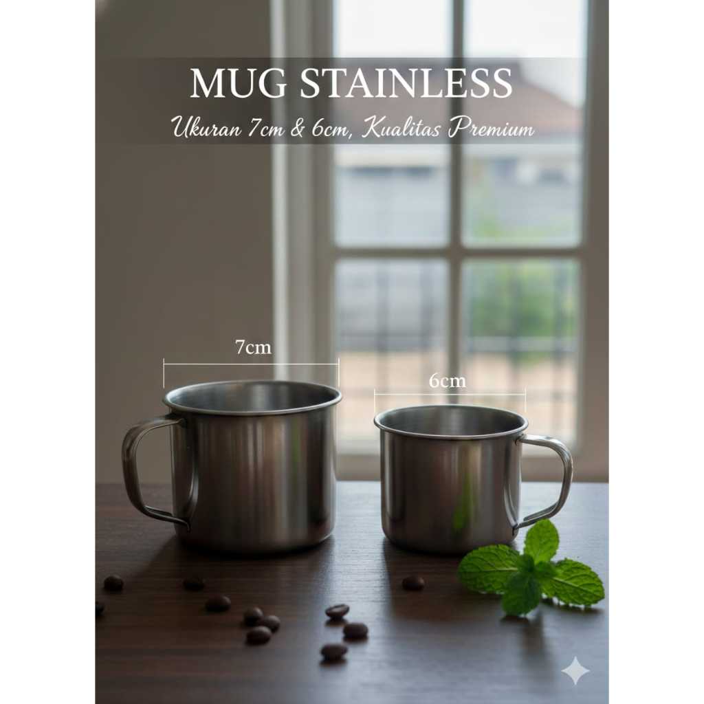 Cangkir Stainless Steel/Cangkir Stainless / Cangkir Kopi / Gelas Stainless / Gelas Kopi / cangkir st