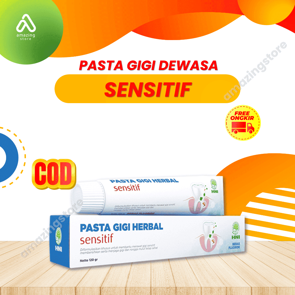 Pasta Gigi Herbal Sensitif HNI - Pasta Gigi Herbal Cengkeh HNI - Pasta Gigi Herbal Propolis HNI HPAI