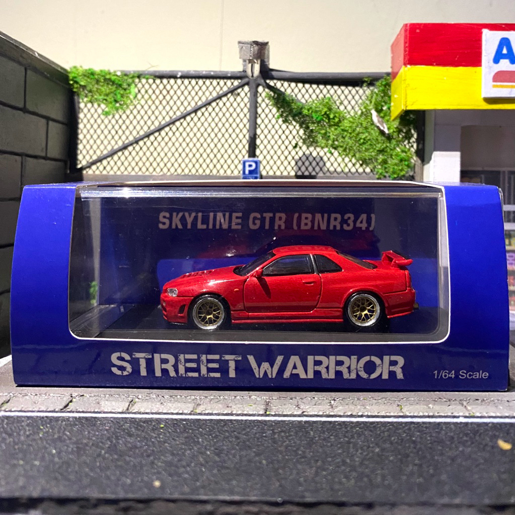 Street Warrior Nissan Skyline R34 Red No 1/599
