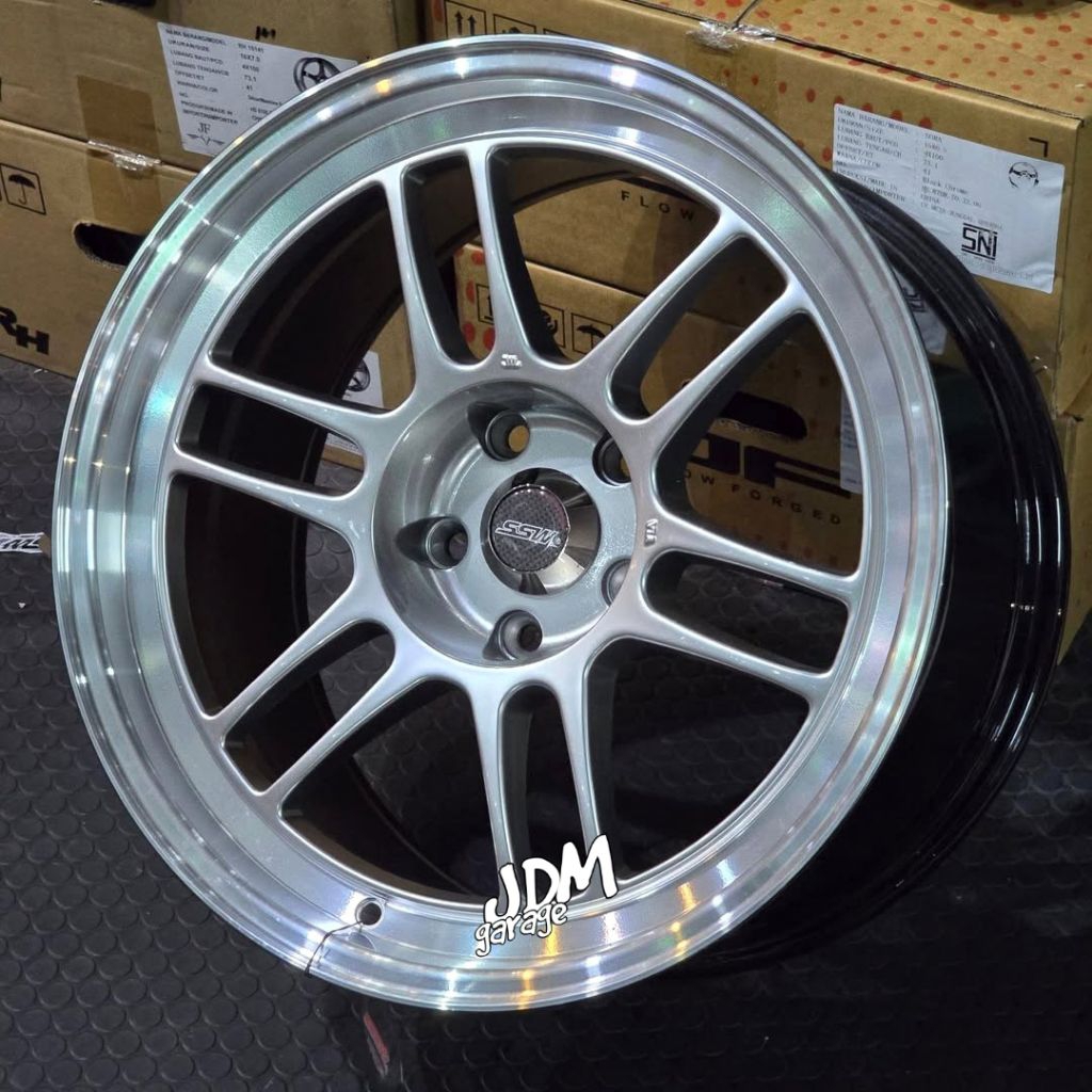 velg ENKEI RPF1 SSW ORIGINAL THAILAND r18 lebar 9,5 pcd 5x114,3 et 15 velg mobil ring 18 pnp mobil r